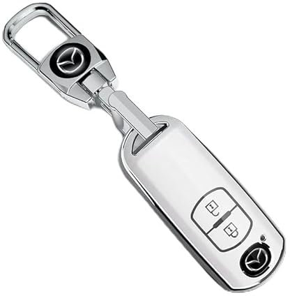 Autoschlüsseltasche für Mazda MX-5 IV (ND) 2018-2024, Schlüsselanhänger Schlüssel Anhänger Schutz Tragbares Autoschlüssel Tasche,B