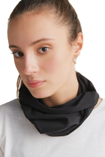 Leela Cotton Damen Herren Schlauchschal Bio-Baumwolle Schal Halstuch Loop Schal Unisex