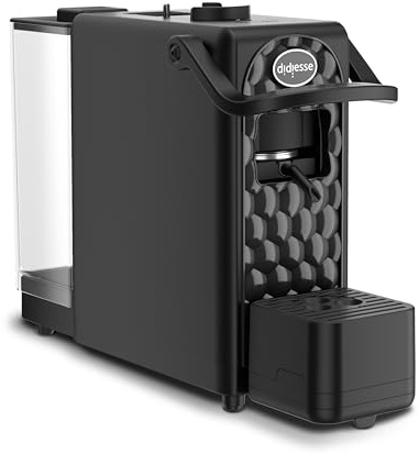 Didiesse Kaffeemaschine, Espressomaschine DarkSide - Intensiver und aromatischer Kaffee, ohne auf Funktionalität und Design, Tank 1,3 l, geringer Verbrauch (650 W), kompakt und leicht - Farbe Schwarz