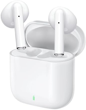 Wireless Earbuds, Bluetooth 5.4 Headphones In Ear with 4 ENC Noise Cancelling Mic, 48H Playtime Hi-Fi Stereo Wireless Earphones, IPX8 Waterproof In-Ear Bluetooth Ear buds for iPhone iOS Android Phone
