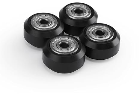 CNC-POM-Rad mit 625zz-Lagerrolle, Aluminium-Profilrolle, 3D-Drucker(Neptune 4 Plus,4PCS)