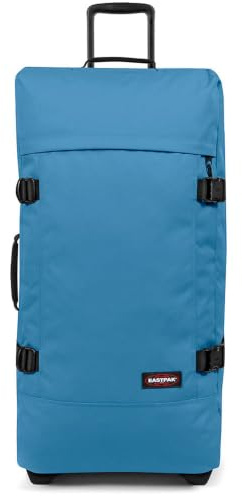 Eastpak Tranverz L Koffer 121L (79 x 40 x 33 cm), großer Reisekoffer mit Rollen, Robustes Gepäck mit 2 Fächern, Teleskopgriff & TSA-Schloss - Aviator Blue
