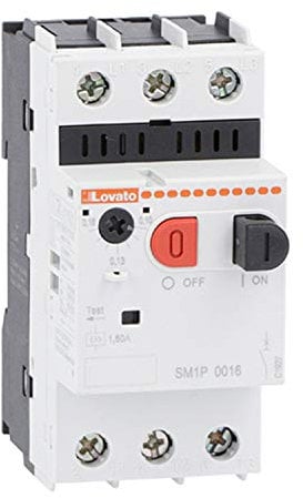 Interruttore salvamotore, 400 V 25 kA, 9... 14 a (Lovato Cod. SM1P1400)