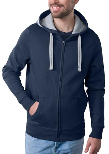 HRM Herren Jas M Kapuzenpullover, Navy, L