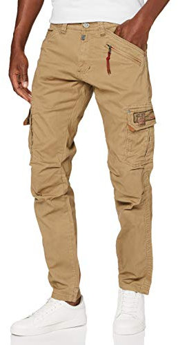 Timezone Herren Regular Rogertz Hose, Grün (Safari Khaki 4084), W32/L32(Herstellergröße:32/32)