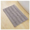 HONGBI Badematte rutschfest-Badvorleger Anti-Rutsch Badteppich Weich Wasserabsorbierende Badematten Flauschige Mikrofaser Badezimmerteppich Grau2 50x153cm