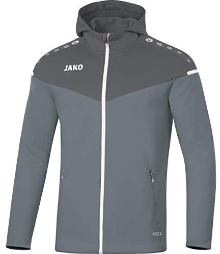 JAKO Champ 2.0 Kapuzenjacke Kids grau, 128 Kinder