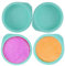 SUNSK Molde de Silicona para Tartas Moldes Redondos 6 Pulgadas Antiadherente Quiche Molde Silicone Cake Molds para Hornear Pasteles y Repostería 4 Piezas (Verde)