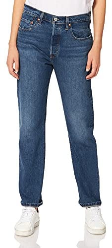 Levi's 501 Crop Vaqueros, Salsa Charleston Outlastd, 28W / 26L Mujer