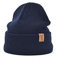 ELKLINE Strickmütze mit Kaschmir Beanie unifarben, Farbe:dunkelblau