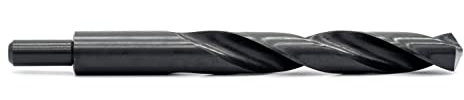 BAER HSS Spiralbohrer (reduzierter Schaft 13mm) 18,00 mm - Stahlbohrer - Bohrer - bohren - Schnellarbeitsstahl - Metallbohrer rollgewalzt
