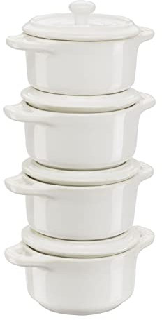ST M Cocotte I-WH set 4p c