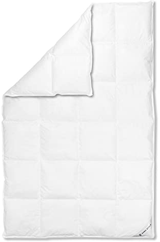 Koru Style Royal Daunen Bettdecke 135x200 cm – 90% Gänsedaunen / 10% Federn – Bettdecke Winter – Luxus Daunendecke 135x200 cm – Made in Germany – Wärmeklasse 3 (warm)