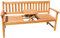 SAM 3-Sitzer Gartenbank Lorenzo, Sitzbank mit integriertem & einklappbarem Tisch, Akazienholz massiv & geölt, Holzbank für Balkon, Terrasse oder Garten, 157x60 cm