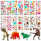 UPINS Dinosaurier Aufkleber Set - 14 Blätter 3D Puffy Tiere Dino Sticker für Kinder