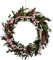 16 Inch Door Wreath Natural Dried Flower Door Wreath Front Door Wreath with Dried Flower for Front Door Window Wall Hanging Party Decoration (Green)