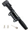 KITBEST Fahrradpumpe Mini, Luftpumpe Klein für Presta Schrader Dunlop Ventile, Kompakt Tragbare Handpumpe Luftpumpe Fahrrad Pumpe Luft alle Ventile für MTB Rennrad BMX E-Bike und Sport Ball, Schwarz