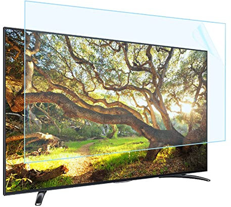 Film De Protection D'écran TV 32-65 Pouces, Surface Mate Anti-Lumière Bleue, Anti-Rayures, Réduit Les Reflets, Protège Les Yeux, Soulage La Fatigue, Pour Samsung/Hisense/Lg Etc. / 32in704x395mm