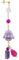 Lebole Gioielli Orecchini da Donna Mix & Match Buddha Lilla