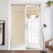 ZHhan French Door Curtains Privacy Blackout Shade for Glass Door Home Office, Sidelight Curtain Tie up Shade, Easy Installed 66x173, Beige, 1 Panel