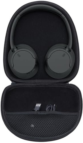 Lebakort Duro Viaggio Caso Custodia per Sony WH-CH720N WH-CH520 WH-CH510 WH-CH710N XB900N WH-CH700N WH-XB910N Cuffie con Noise Cancelling (Nero)