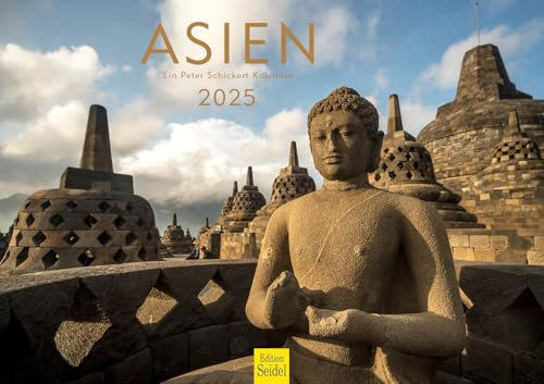 Edition Seidel Premium Kalender Asien 2025 Format DIN A3 Wandkalender Wandkalender China Indien Japan Philippinen Jordanien Malaysia Indonesien Sri Lanka Peter Schickert