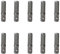 10 Pcs Power Tools Replacement Parts, Impact Socket Extension Adapter Converter Set,1/4 Hex Shank To 1/4 Square Drive