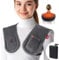 Comfheat Cordless Weighted Heating Pad für Nacken und Schulter, wiederaufladbare Heizwickel mit 5000mAh Batterie, 3 Wärmestufen, Auto-Off Timer, Geschenke für Frauen Männer Mama Papa