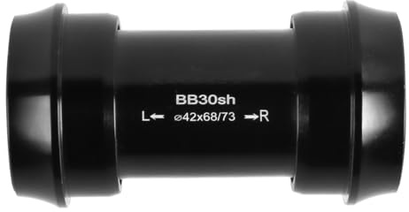 Laroal Fahrrad-Tretlager Press Fit 42 mm Außendurchmesser 24 mm Innendurchmesser für Mountainbikes und Rennräder Kompatibel mit 68–73 mm Rahmenlänge Aluminium-Fahrradkomponente