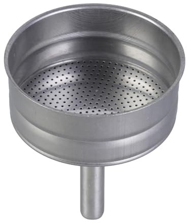 Zeiwohndc Práctico Embudo Repuesto Acero Inoxidable Resistente para Cafeteras 6 Tazas Mejora Sabor del Café