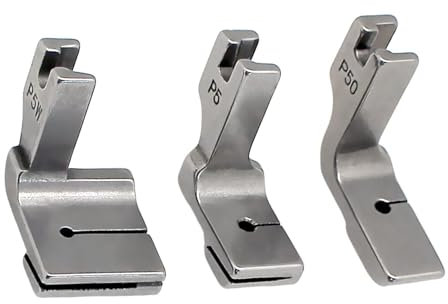 Lot de 3 pieds presseurs plissés pour machine à coudre industrielle P5 P50 P5W pour JUKI Brother