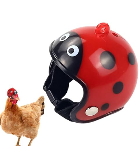 Hühnerhüte für echte Hühner, Hüte für Hühner - Lustige echte Hühnerschutzausrüstung,PET -Vorräte, Amphibienkleidung, Sicherheitskopfbedeckung für alle von Hühnervogelpapageien Shoteset