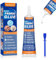 Soodyoow Textile Adhesiv, 60ML Fabric Adhesive Waschmaschinenfester Bügelfester Stoffkleber für Stoffe, Baumwolle, Leder, Jeans, Permanenter Textil-Kleber zum Stoff Kleben Statt Nähen