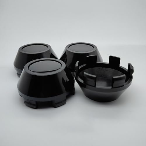 bairuibin 4 Stück Radnabenkappen 64mm für Nissan Micra 2010-2011 2012 2013 2014 2015 2016,Felgendeckel Nabendeckel aus ABS,Robuste Radnabenabdeckung,Auto Zubehör für langanhaltende Leistung und Stil