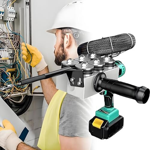 Tirador De Cables, Guía Pasacables Profesional, Máquina Encordadora Baterías Litio, Máquina De Roscado Eléctrica De Litio Sin Escobillas, 30 m Máquina De Tendido De Cables,4.5AH-LithiumBatteryX1