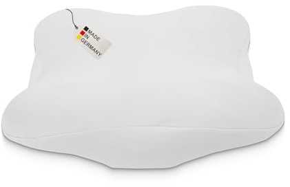 DUKAL | Bezug für Derila (Ergo) Memory Foam Kopfkissen | 36 x 54 cm | aus hochwertigem DOPPEL-Jersey | 100% Baumwolle | Farbe: Weiss