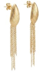 Purelei Sea Glam Ohrringe, Länge 26-42mm, Gewicht 7,8 g (Paar) | Gold: Edelstahl 14K vergoldet Silber, 18K rosévergoldet Größe Muschel: 25 x 14 x 5 mm