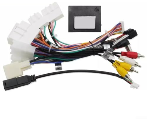 für toyota ISO Adapter für Android für navi mit für canbus Box | ISO auf für toyota, für canbus Box inklusive, High/Low Config, für android für navi kompatibel, einfache Installation