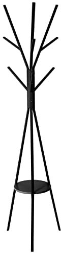 5five - Garderobe mit 9 Haken Metall schwarz