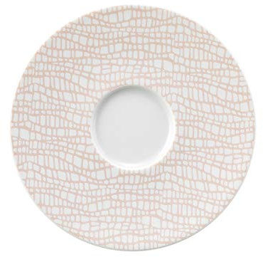 Seltmann Weiden Life Fashion Kombi-Untertasse ø 13,5 cm – Porzellan Unterteller für Espresso- & Teetasse – Modernes Design, Spülmaschinenfest & Mikrowellengeeignet – Posh Rose