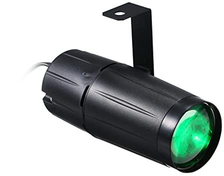 Lixada Pinspot LED DJ Effekt Licht, Party Club Bar Bühne Lampe, AC90-240V 10 Watt LED Mini Strahl Spot Bühnenlicht Leuchte für Disco KTV Bar Club Party Entertainment DJ,Grün