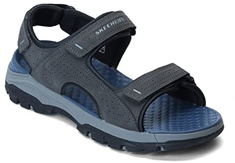 Skechers Herren Tresmen-Garo Open Toe Water Sandal, anthrazit, 39.5 EU