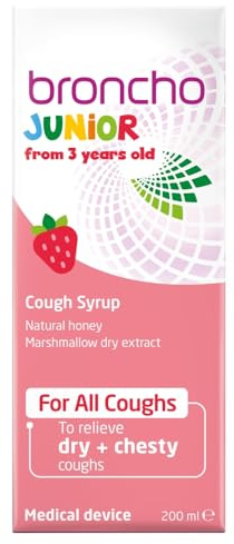 Broncho Junior Cough Syrup for Dry and Chesty Coughs 200ml