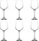 Lav Red Wine Glasses Contemporary Drinking Glass Set 400ml Box of 6