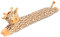SANFERGE 91,4 cm 1,4 kg robuster Zugluftstopper unter der Tür, dekorativer schalldichter Tür-Zugluftblocker, energiesparender Zugluftschutz, Giraffengelb