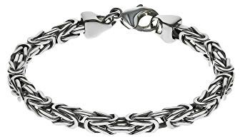Zeeme Basic Unisex Armband 925/- Sterling Silber Glänzend weiß 315260015