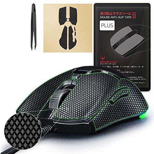 Hotline Games 2.0 Plus Mouse Grip Tape - Anti-Rutsch Aufkleber für Razer Viper Mini, Diamant-Texturoberfläche, Schweißresistentes Material, für Anspruchsvolle Gamer und Esports-Spieler