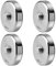 4 Pieces 1.5kg Weight Plates for 10kg Steel Dumbbells (4×1.5kg)