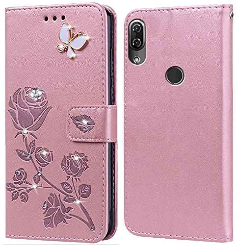 Hülle für Wiko View 2 Pro Handyhülle,Klappbar Tasche Case,Standfunktion,Kartenfach,Silikon Bumper,Stoßfeste Schutzhülle Cover für Wiko View 2 Pro