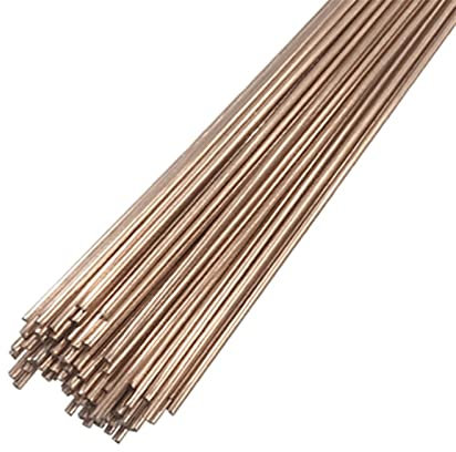 Cqinju-Tiges de brasage Tige de soudage en laiton de 500 mm Soudage en bronze Électrode Soudage Tige de soudure Pas besoin de tiges de soudure de poudre de soudure, 5/10 / 20pcs, Tiges de réparation p